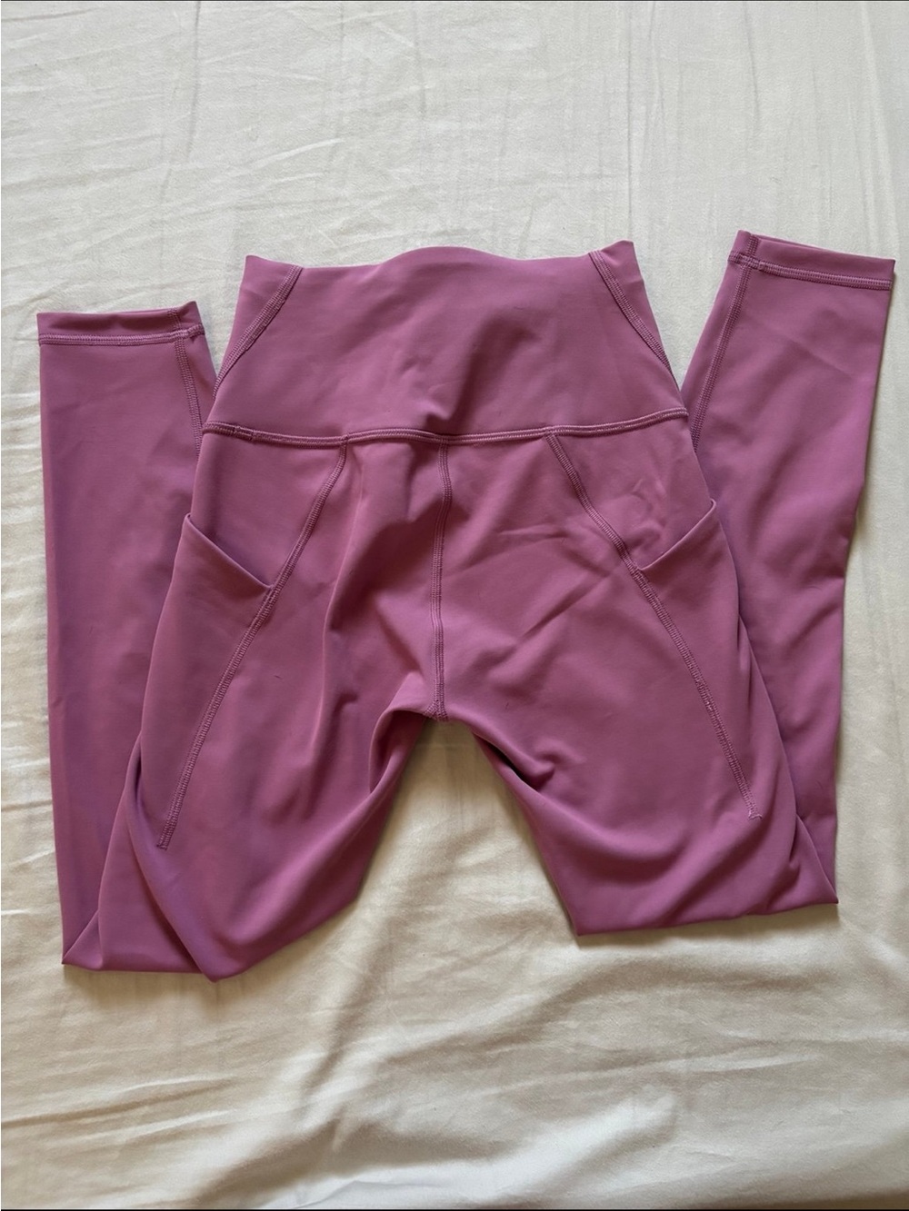 lululemon athletica High-Rise Wunder Train HR Leggings in Mauve Pink